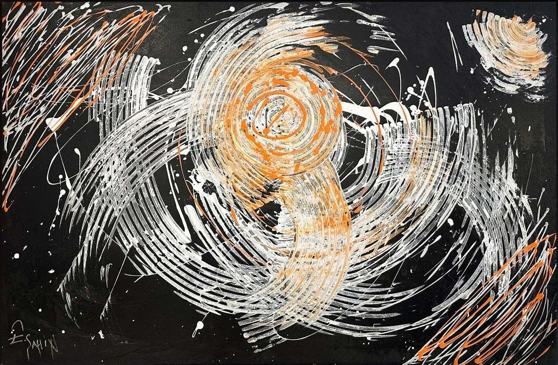 Gizli Yollar Yağlı Boya Tablosu