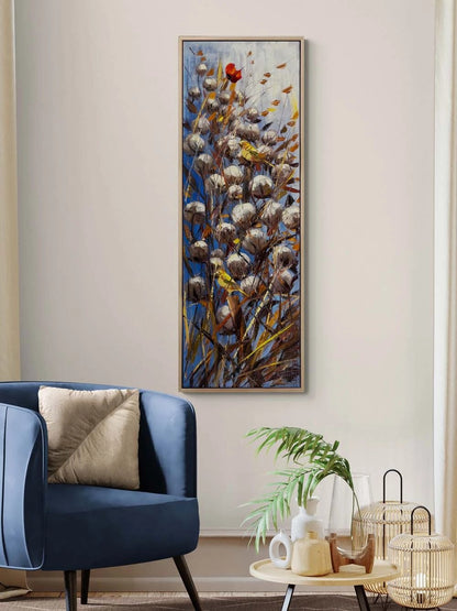 Göğe Bakan Beyazlar Yağlı Boya Tablosu