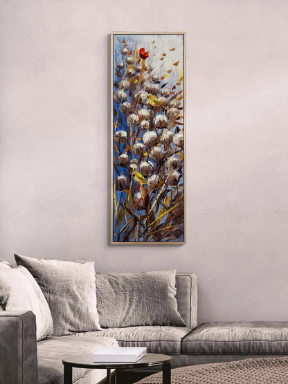 Göğe Bakan Beyazlar Yağlı Boya Tablosu