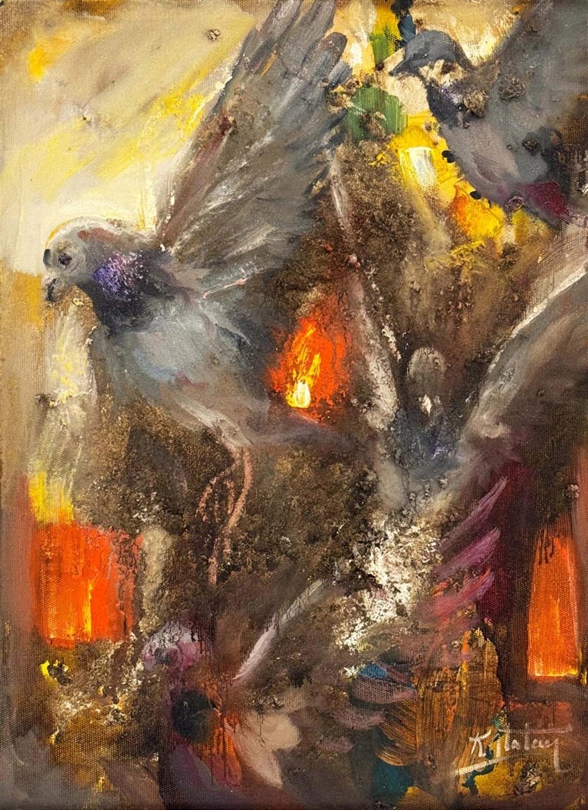 Göğe Bırakılan Yağlı Boya Tablosu