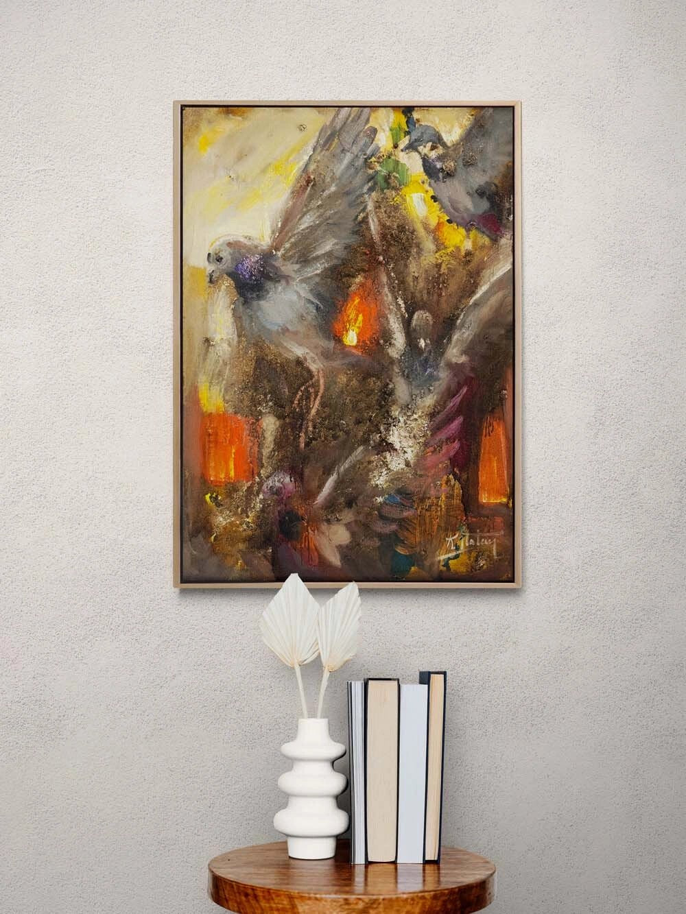 Göğe Bırakılan Yağlı Boya Tablosu