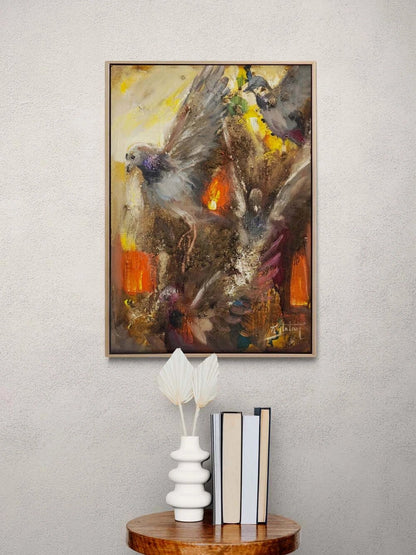 Göğe Bırakılan Yağlı Boya Tablosu