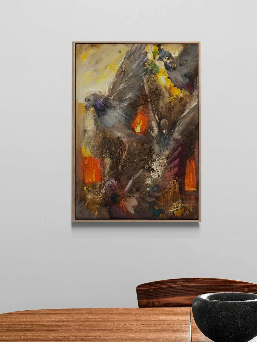 Göğe Bırakılan Yağlı Boya Tablosu