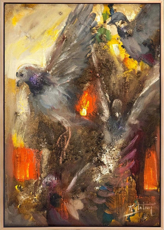 Göğe Bırakılan Yağlı Boya Tablosu