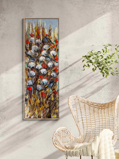 Gökyüzü Altında Pamuklar Yağlı Boya Tablosu