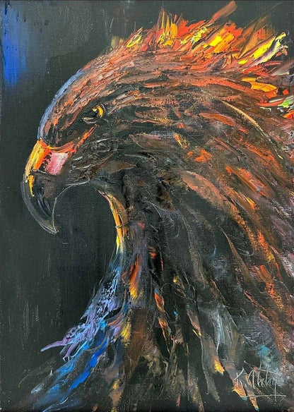 Gökyüzünün Kartalı Yağlı Boya Tablosu