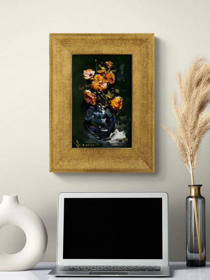 Gölgede Filiz Yağlı Boya Tablosu