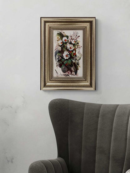 Gölgede Filizler Yağlı Boya Tablosu