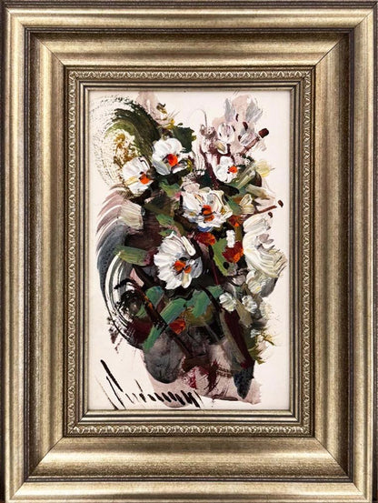 Gölgede Filizler Yağlı Boya Tablosu