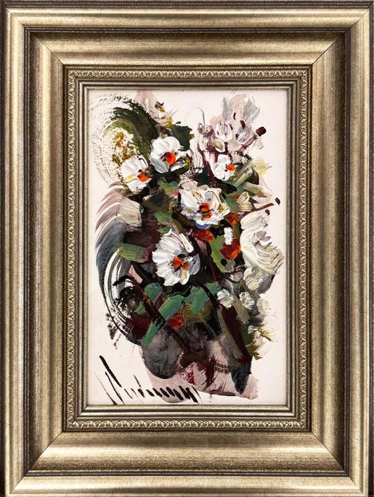 Gölgede Filizler Yağlı Boya Tablosu