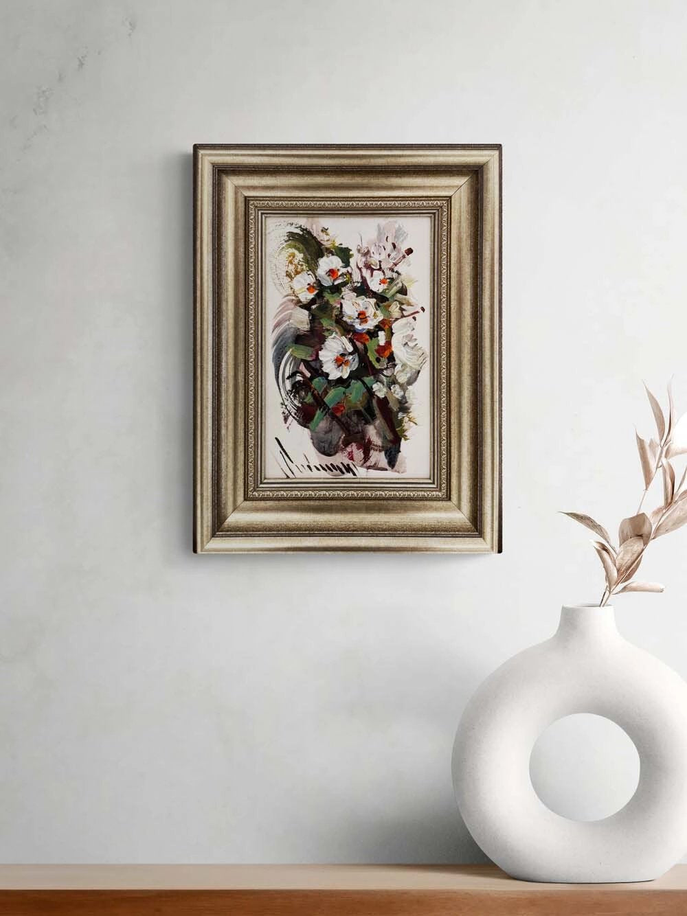 Gölgede Filizler Yağlı Boya Tablosu