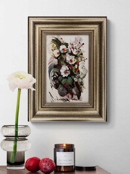 Gölgede Filizler Yağlı Boya Tablosu