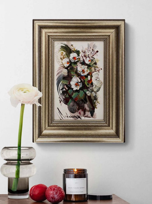 Gölgede Filizler Yağlı Boya Tablosu