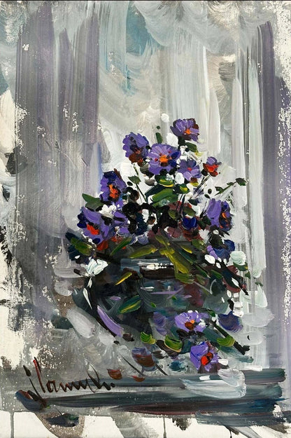 Gönül Çiçeği Yağlı Boya Tablosu