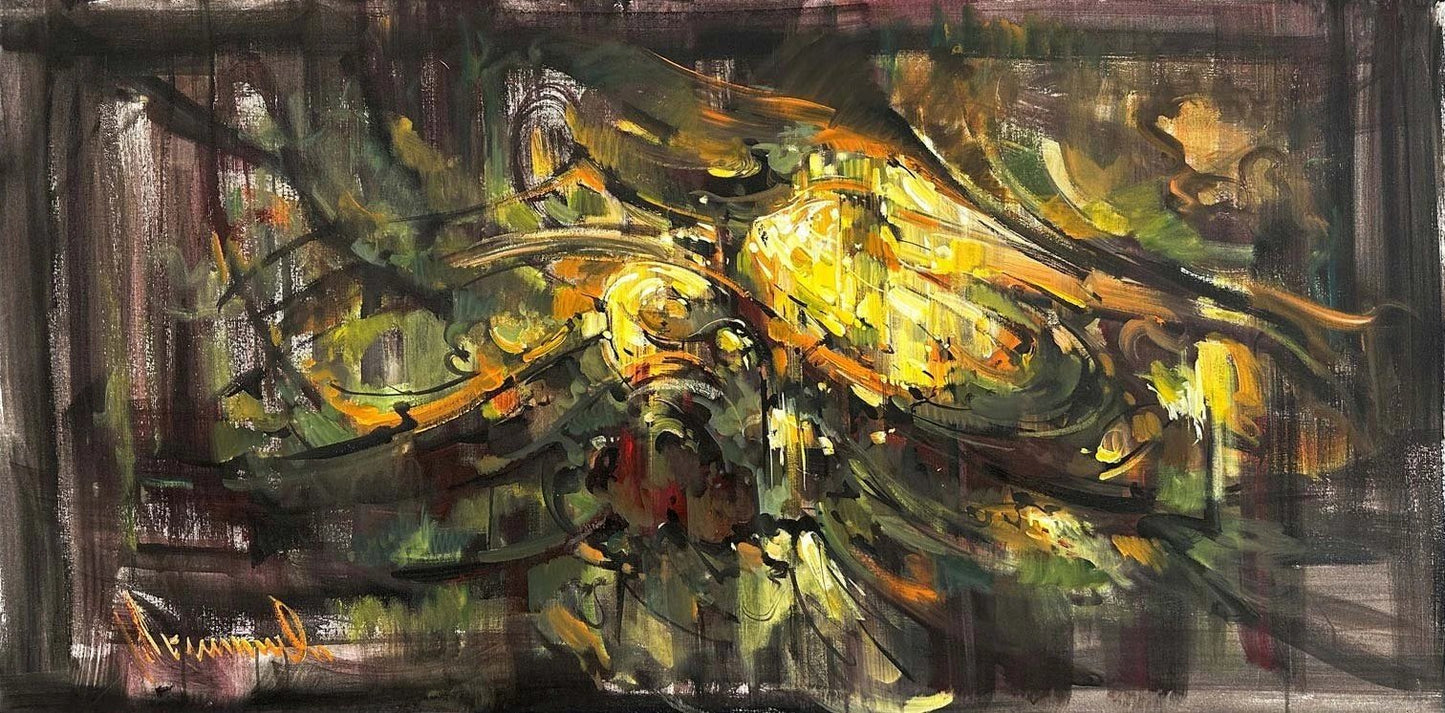 Görünmeyen Dünya Yağlı Boya Tablosu