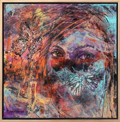 Gözlerin Sessiz Anlamı Yağlı Boya Tablosu