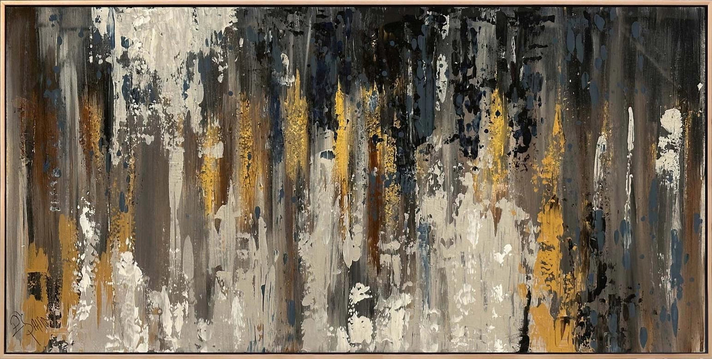 Grinin Altın Yansıması Yağlı Boya Tablosu