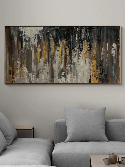 Grinin Altın Yansıması Yağlı Boya Tablosu