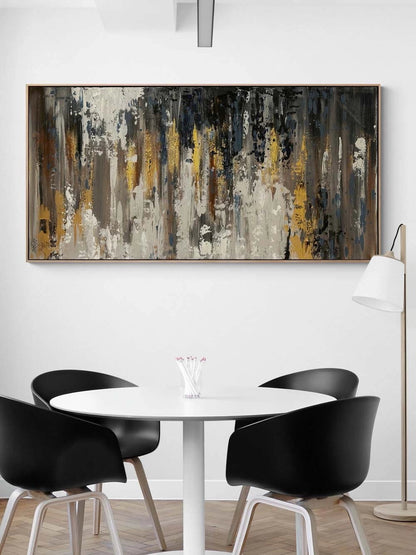 Grinin Altın Yansıması Yağlı Boya Tablosu