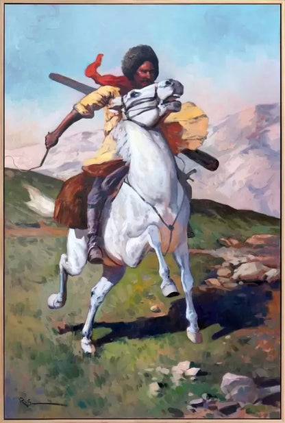 Güç ve Şahlanış Yağlı Boya Tablosu