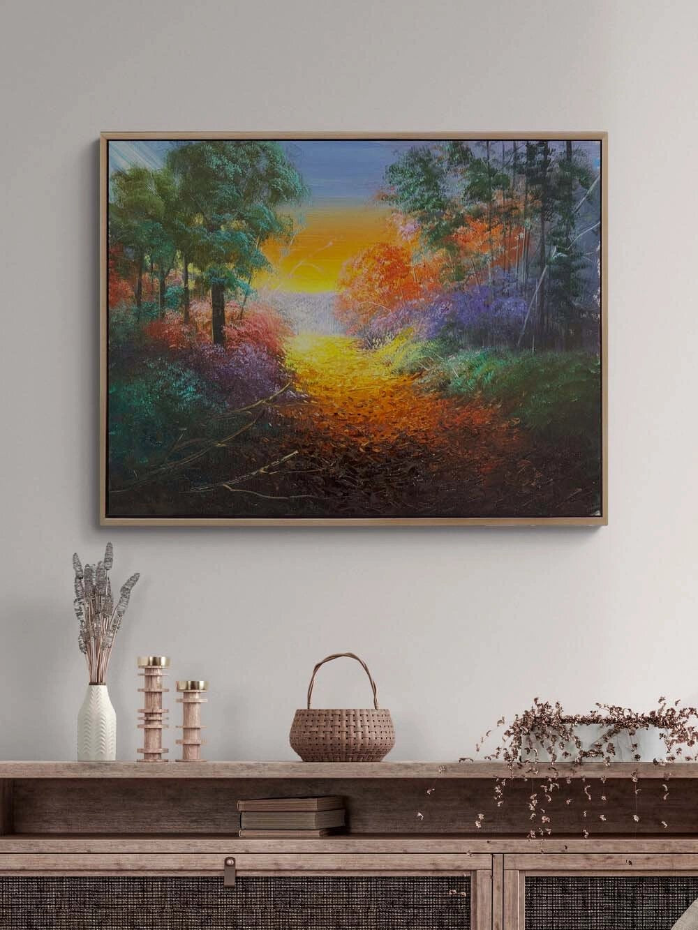 Güneşli Sessizlik Yağlı Boya Tablosu