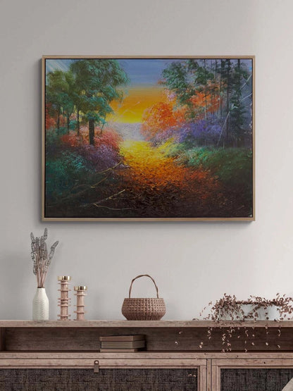 Güneşli Sessizlik Yağlı Boya Tablosu