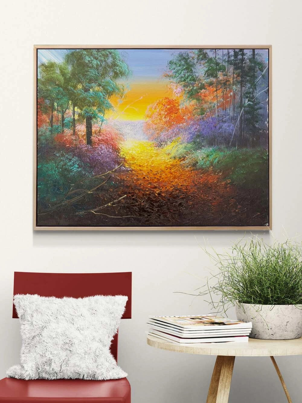 Güneşli Sessizlik Yağlı Boya Tablosu