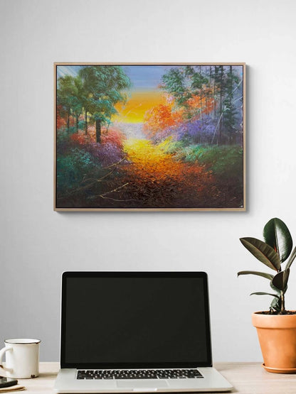 Güneşli Sessizlik Yağlı Boya Tablosu