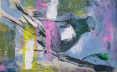 Güvercin Yağlı Boya Tablosu