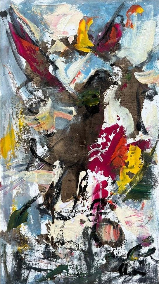 Güvercinin İncelikleri Yağlı Boya Tablosu