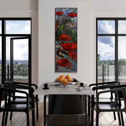 Güvercinler Aşkına Yağlı Boya Tablosu