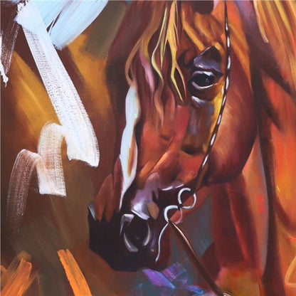 Güzel At Yağlı Boya Tablosu