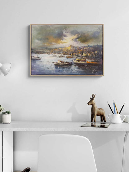 Haliç’e Doğru Yağlı Boya Tablosu
