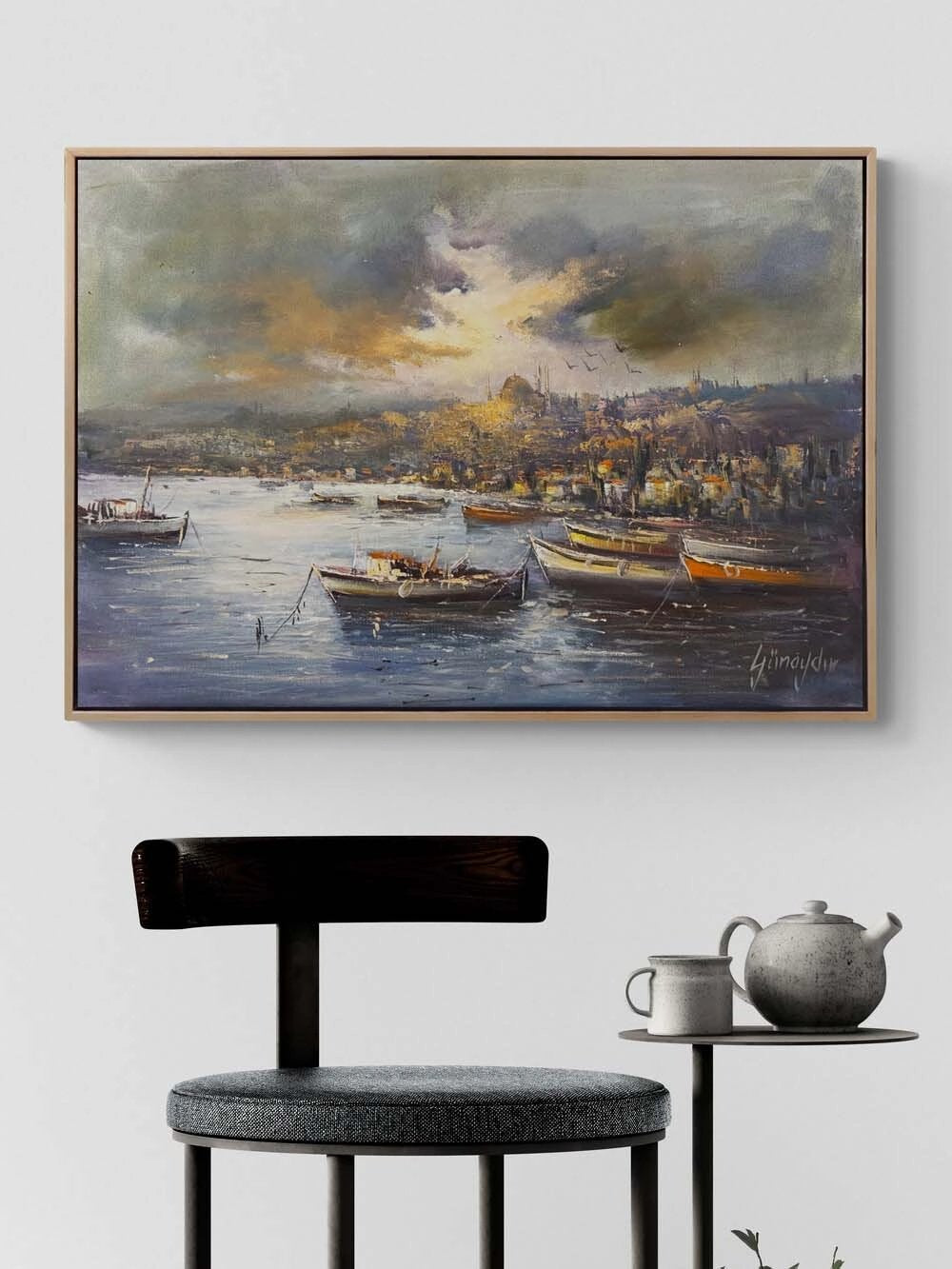 Haliç’e Doğru Yağlı Boya Tablosu