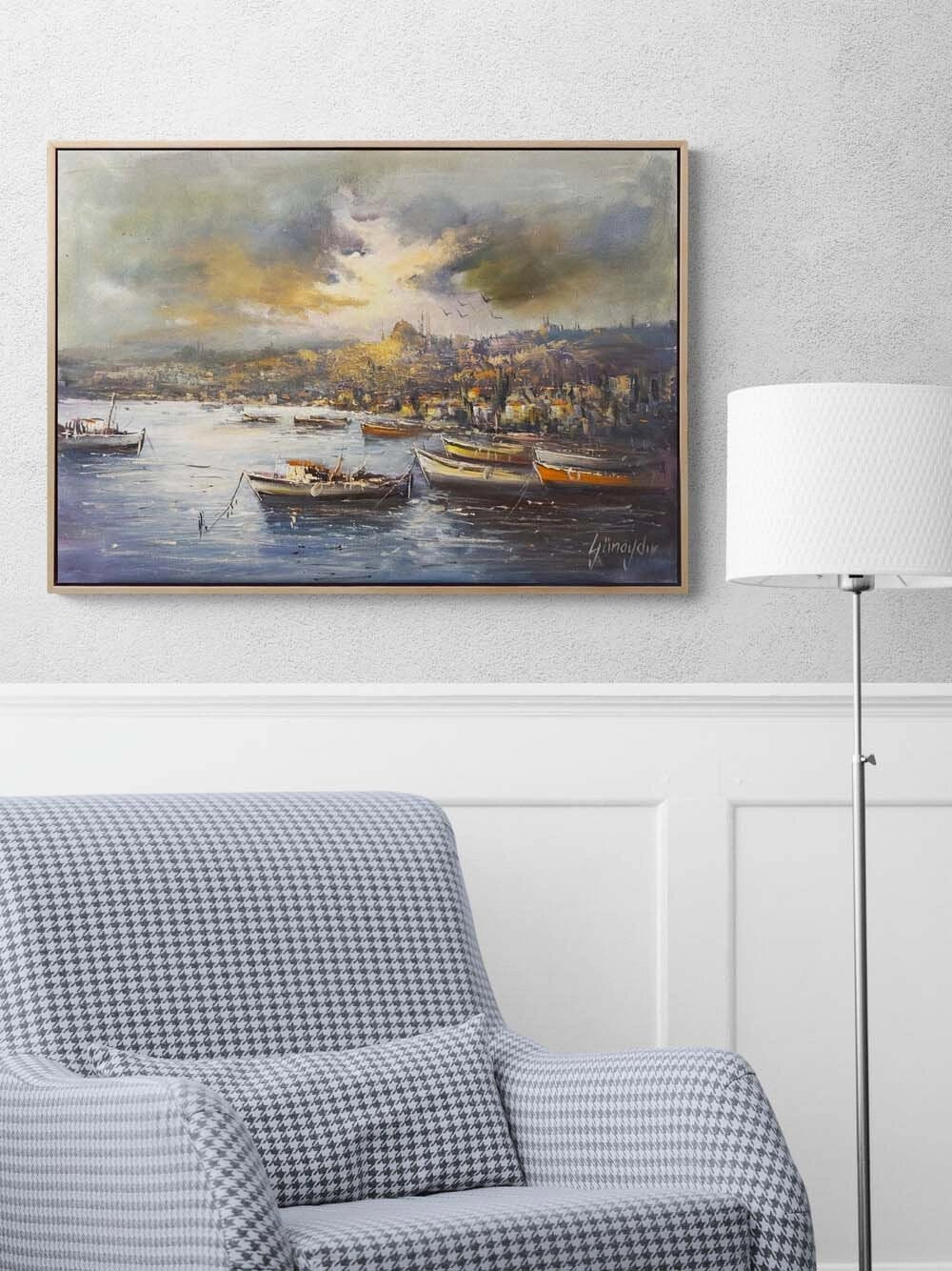 Haliç’e Doğru Yağlı Boya Tablosu