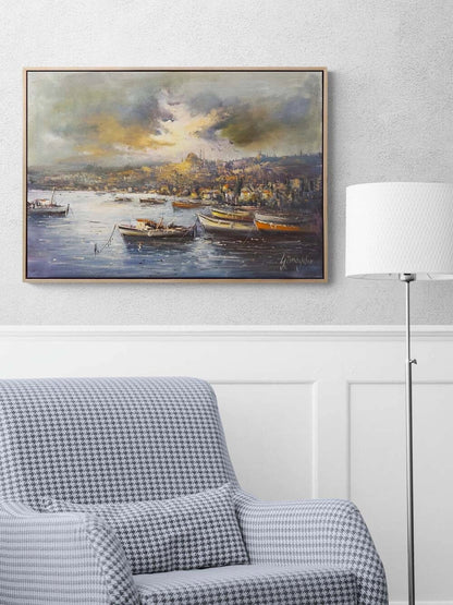 Haliç’e Doğru Yağlı Boya Tablosu