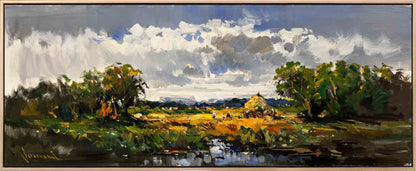 Hasat Zamanı Yağlı Boya Tablosu