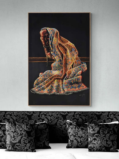 Hatıralı Koltuk Yağlı Boya Tablosu