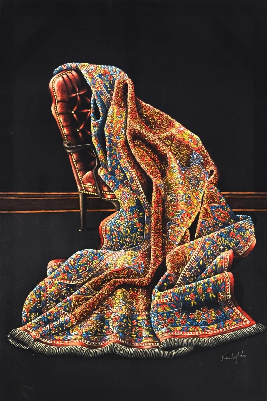 Hatıralı Koltuk Yağlı Boya Tablosu