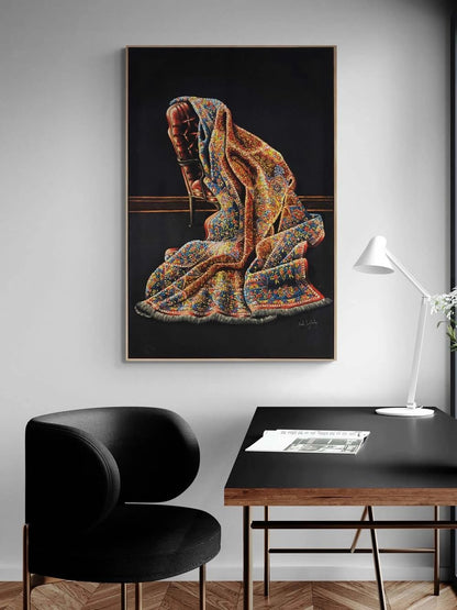 Hatıralı Koltuk Yağlı Boya Tablosu