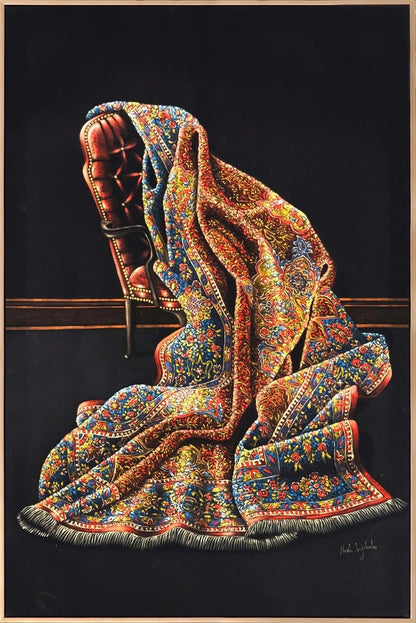 Hatıralı Koltuk Yağlı Boya Tablosu