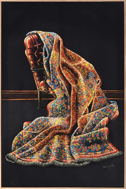 Hatıralı Koltuk Yağlı Boya Tablosu