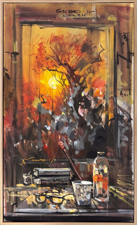 Hatıralı Masa Yağlı Boya Tablosu