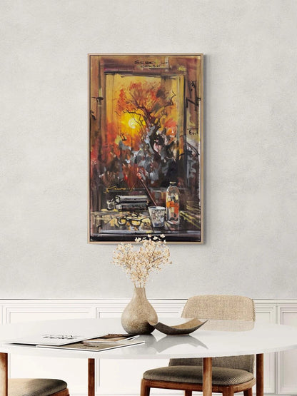 Hatıralı Masa Yağlı Boya Tablosu