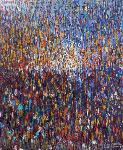 Hayal Damlaları Yağlı Boya Tablosu