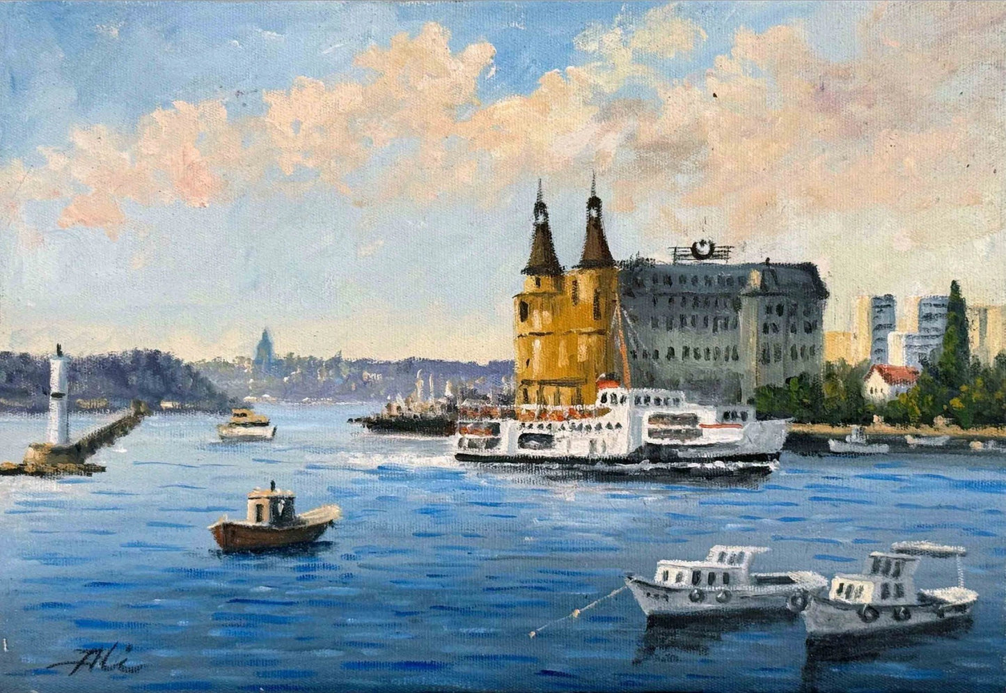 Haydarpaşa Yağlı Boya Tablosu