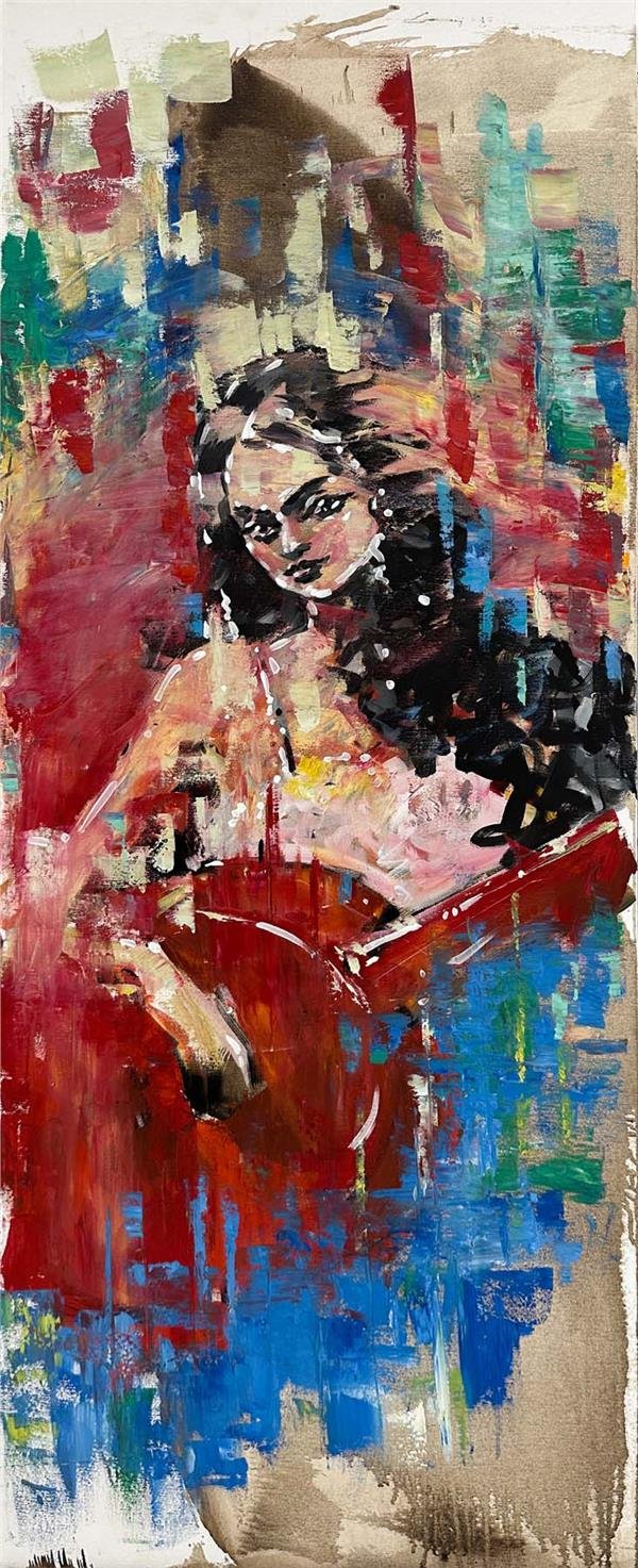 Hep Müzik Yağlı Boya Tablosu