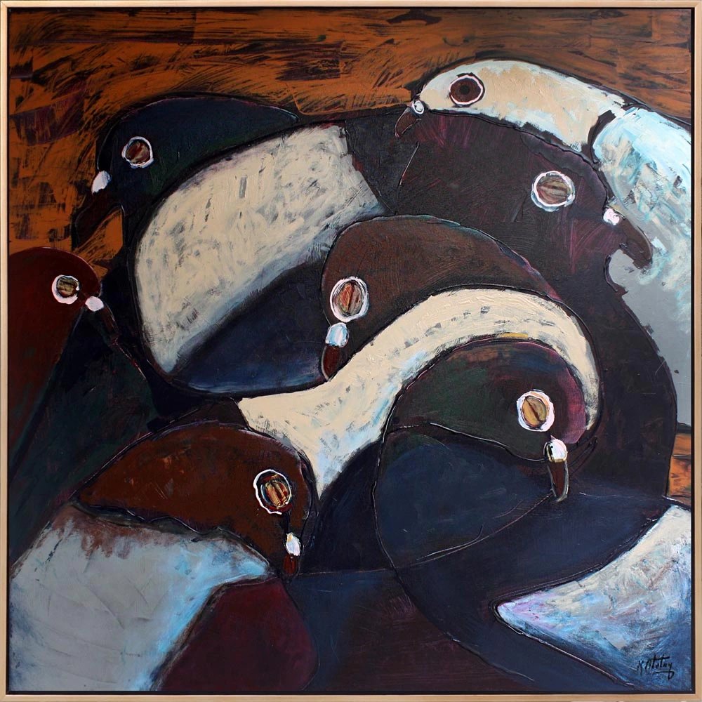 Hepimiz Birimiz İçin Yağlı Boya Tablosu Simurg Sanatevi