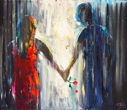 Her Zaman Birlikte Yağlı Boya Tablosu