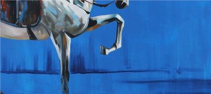 Atın Zarif Adımları Yağlı Boya Tablosu